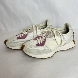 New Balance 327 Shoes‎ Mens 9.5 Womens 11 Beige Pink Lace Up Low Top